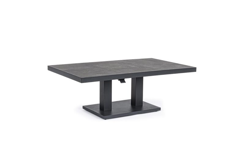 Truman - Mesa de terraza de 140 cm - Elevable Antracita - Imagen 2