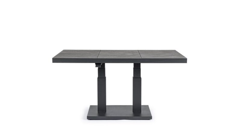 Truman - Mesa de terraza de 140 cm - Elevable Antracita - Imagen 3