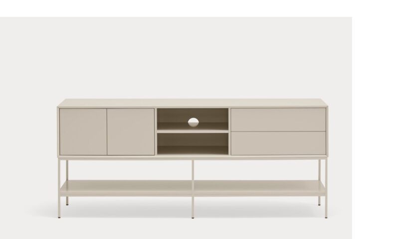 Platt - Aparador/Mueble TV de 166 cm, Crema