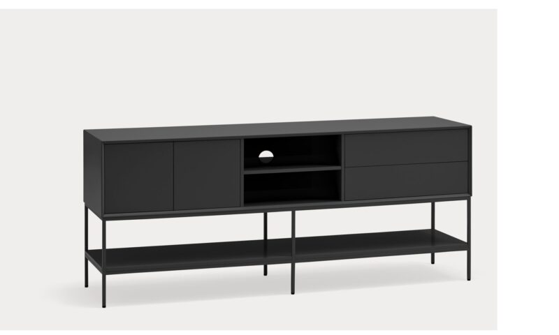 Platt - Aparador/Mueble TV de 166 cm, Antracita - Imagen 2