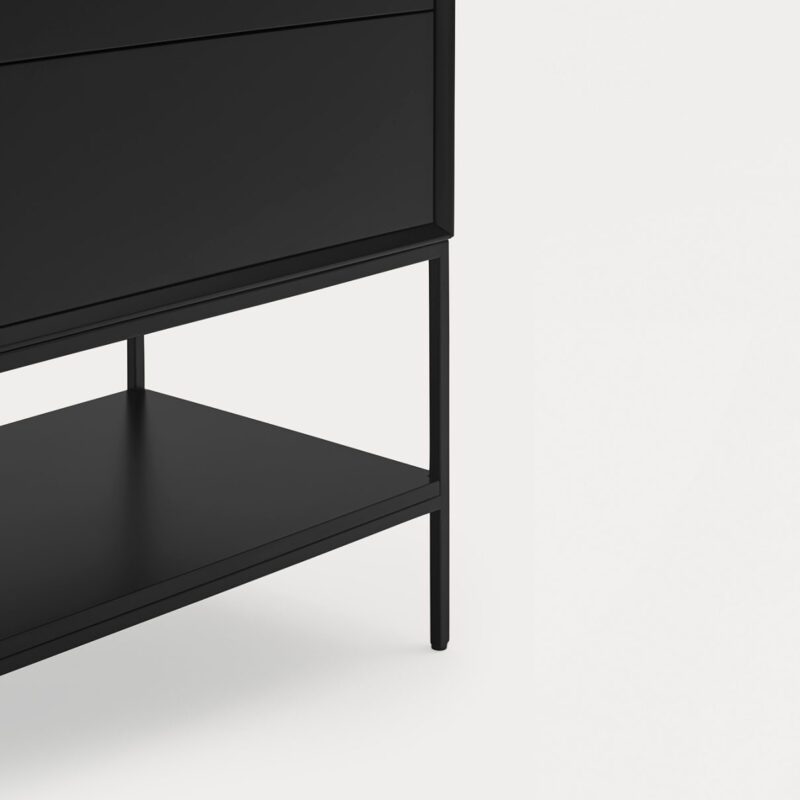 Platt - Aparador/Mueble TV de 166 cm, Antracita - Imagen 4