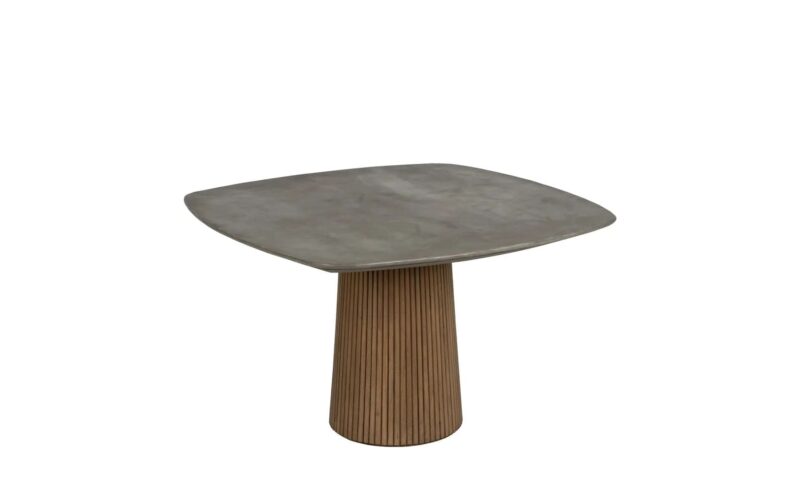 Salma- Mesa de comedor cuadrada de 120 cm