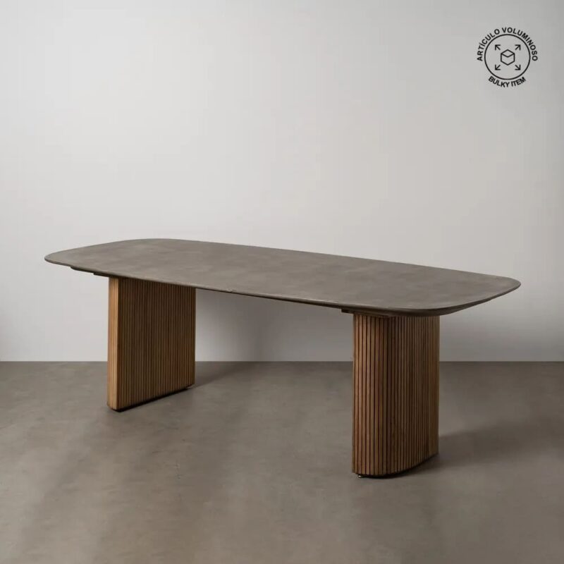 Salma- Mesa de comedor de 240 x 100 cm - Imagen 3